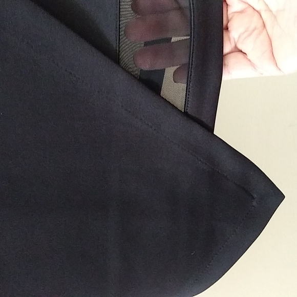 Asymmetrical Black Pencil Skirt Sz XS - Picture 4 of 7